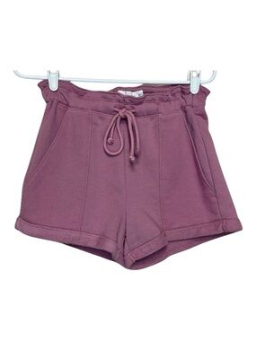 Abercrombie & Fitch High Rise Paperbag Sweat Shorts Coastal Cozy Lounge Size XS